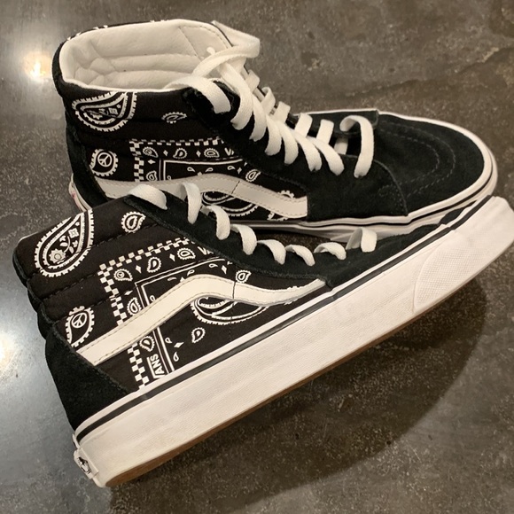 Men’s Vans Sk8 Hi Peace Paisley - Picture 8 of 13
